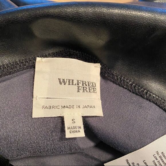 ARITIZA- Wilfred Free Daria Black Faux Leather Leggings/Pant (Small) - Picture 8 of 9